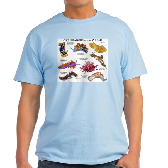 CafePress - Nudibrachs Of The World Light T Shirt - Men's Classic Graphic T-Shirt