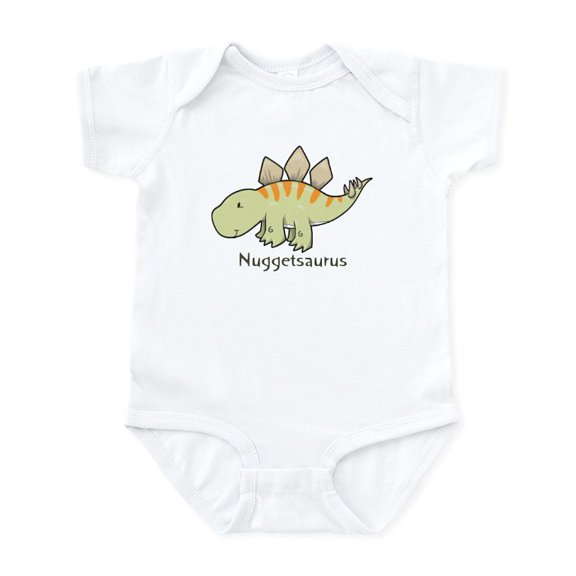 CafePress - Nuggetsaurus Infant Bodysuit - Baby Light Bodysuit, Size Newborn - 24 Months