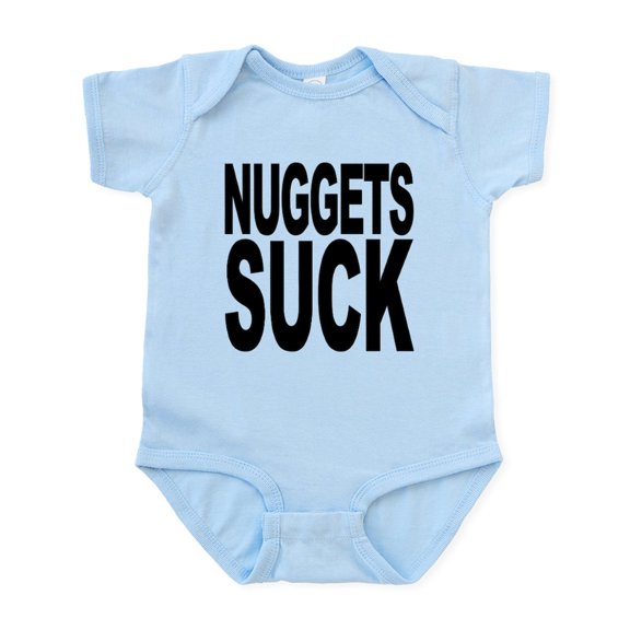 CafePress - Nuggetssuck Infant Bodysuit - Baby Light Bodysuit, Size Newborn - 24 Months