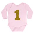 thumbnail image 1 of CafePress - Number 1 Body Suit - Long Sleeve Cotton Baby Bodysuit, 1 of 4