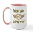 thumbnail image 1 of CafePress - Number 1 Brother In Law Large Mug - 15 oz Ceramic Large White Novelty Mug, 1 of 4