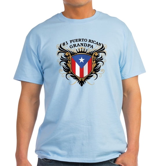 CafePress - Number One Puerto Rican Grandpa Light T Shirt - Men's Classic Graphic T-Shirt