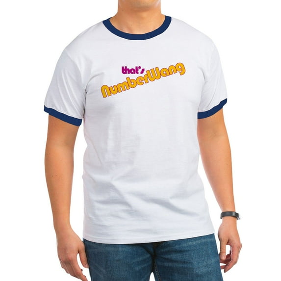 CafePress - Numberwang Ringer T - 100% Cotton Ringed T-Shirt