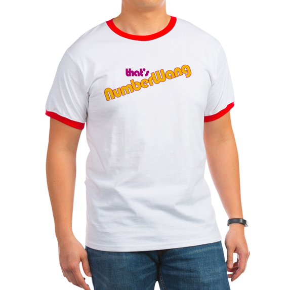 CafePress - Numberwang Ringer T - 100% Cotton Ringed T-Shirt