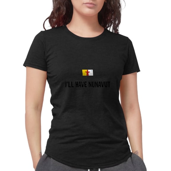 CafePress - Nunavut Bk Women's Deluxe T Shirt - Womens Tri-blend T-Shirt