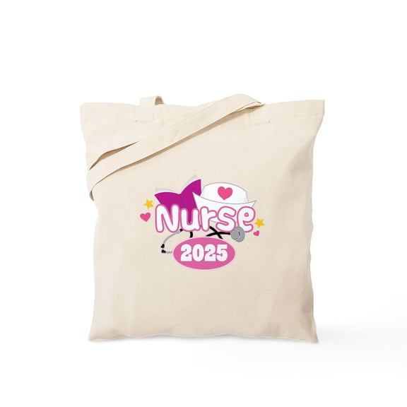 CafePress - Nurse 2025 - Unisex Canvas Tote Bag, Beige, 1-Piece