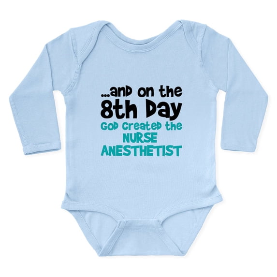 CafePress - Nurse Anesthetist Crea Long Sleeve Infant Bodysuit - Long Sleeve Cotton Baby Bodysuit