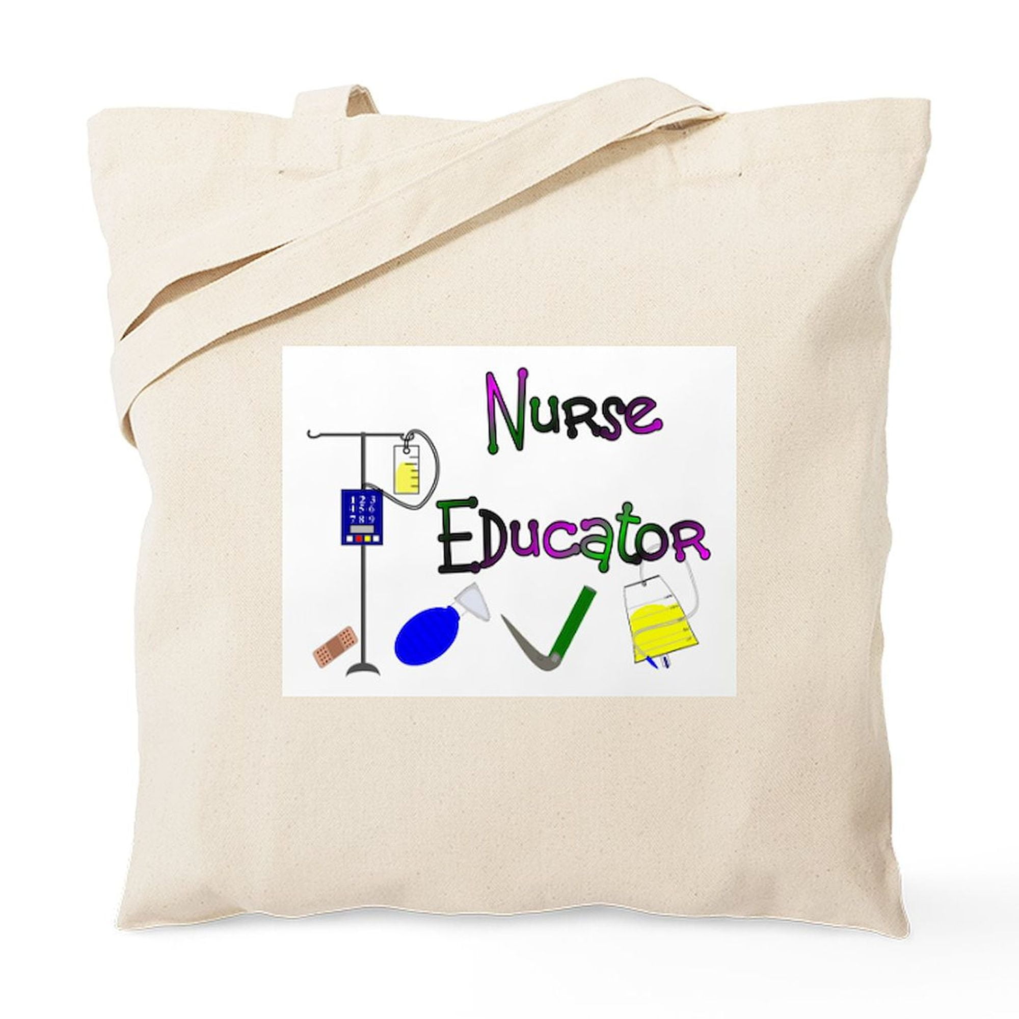 CafePress Nurse Educator Tote Bag - Natural Canvas Reusable Shopping Bag