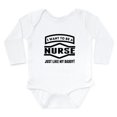 thumbnail image 1 of CafePress - Nurse Just Like My Daddy Body Suit - Long Sleeve Cotton Baby Bodysuit, 1 of 4
