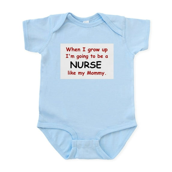 CafePress - Nurse (Like My Mommy) Infant Bodysuit - Baby Light Bodysuit, Size Newborn - 24 Months
