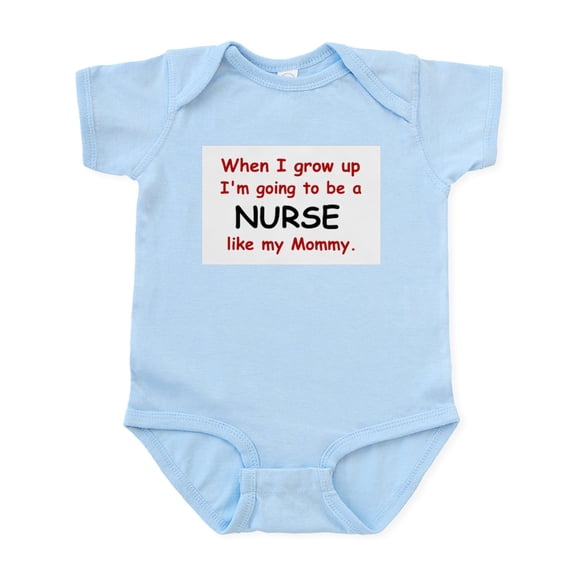 CafePress - Nurse (Like My Mommy) Infant Bodysuit - Baby Light Bodysuit, Size Newborn - 24 Months