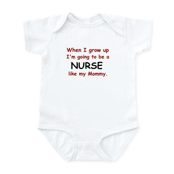CafePress - Nurse (Like My Mommy) Infant Bodysuit - Baby Light Bodysuit, Size Newborn - 24 Months