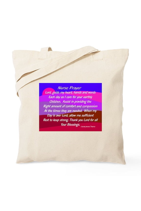 - Nurse Prayer Blanket 3 Tote Bag - Unisex Canvas Tote Bag, Beige, 1-Piece
