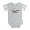 thumbnail image 1 of CafePress - Nursemommy_Codebrown1 - Cute Infant Baby Football Bodysuit, 1 of 3