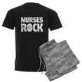 thumbnail image 1 of CafePress - Nurses Rock Men's Dark Pajamas - Men's Dark Loose Fit Cotton Pajama Set, 1 of 7