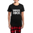 thumbnail image 1 of CafePress - Nurses Rock Women's Dark Pajamas - Women's Short Sleeve Print T-Shirt and Pants Dark Cotton Pajama Set, 1 of 7