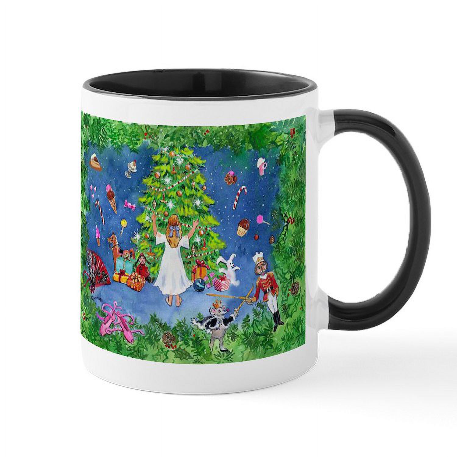 CafePress - Nutcracker Christmas Ballet Mug - 11 oz Ceramic Mug - Novelty Coffee Tea Cup - image 1 of 4