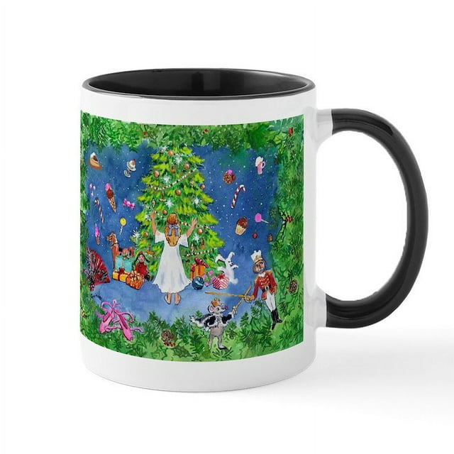 CafePress - Nutcracker Christmas Ballet Mug - 11 oz Ceramic Mug - Novelty Coffee Tea Cup