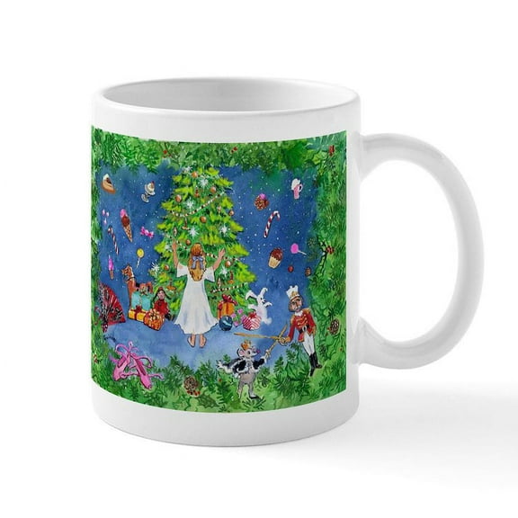 CafePress - Nutcracker Christmas Ballet Mug - 11 oz Ceramic Mug - Novelty Coffee Tea Cup