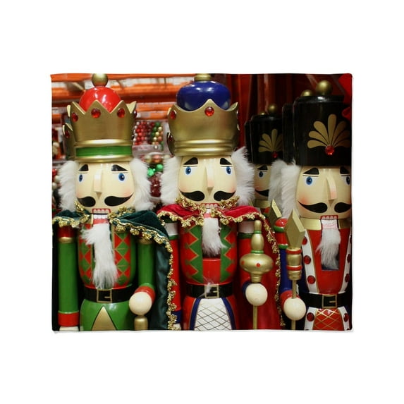 CafePress - Nutcracker Soldiers Throw Blanket - Soft Fleece Throw Blanket, 50"x60" for All Ages
