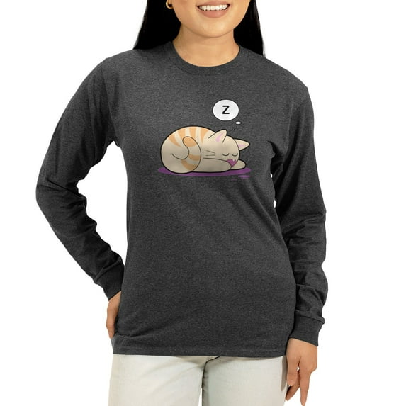 CafePress - Nutmeg Women's Long Sleeve Dark T Shirt - Women's Long Sleeve Graphic Tee Casual Fit