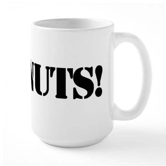 CafePress - Nuts Ceramic Mug - 15 oz Ceramic Large White Novelty Mug