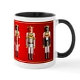 thumbnail image 1 of CafePress - Nutty Nutcracker Toy Soldiers Mug - 11 oz Ceramic Mug - Novelty Coffee Tea Cup, 1 of 6