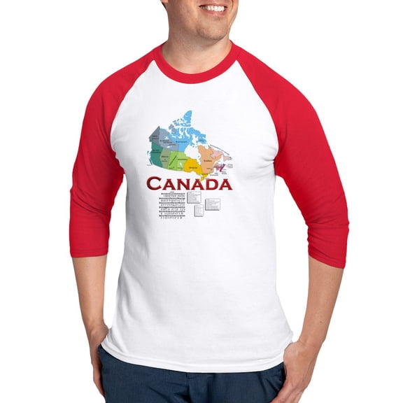 CafePress - O Canada: Baseball Jersey - Cotton Baseball Jersey, 3/4 Raglan Sleeve Shirt