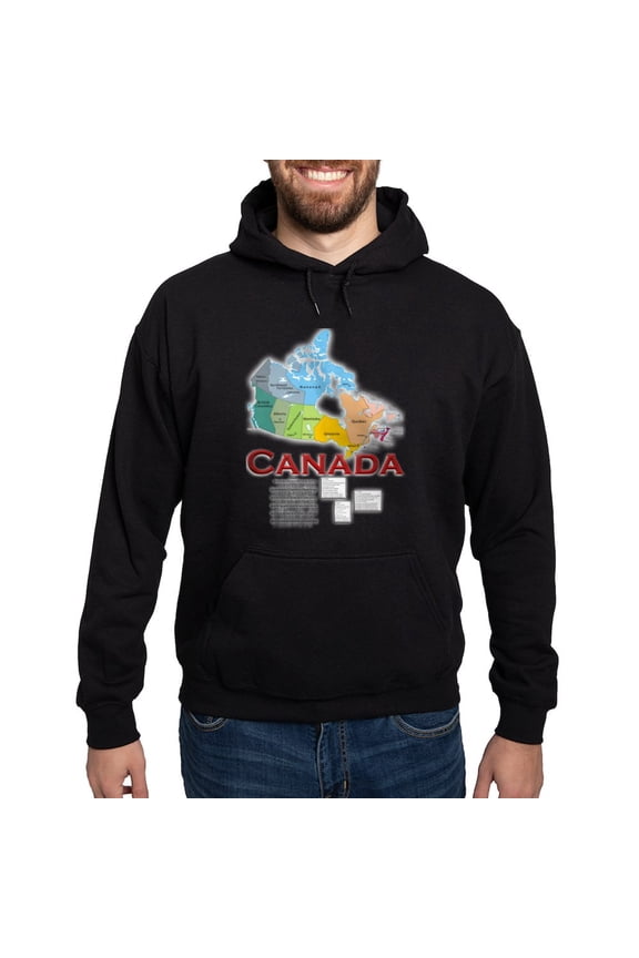 - O Canada: Hoodie (Dark) - Pullover Hoodie, Classic, Comfortable Hooded Sweatshirt