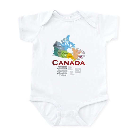CafePress - O Canada: Infant Bodysuit - Baby Light Bodysuit, Size Newborn - 24 Months