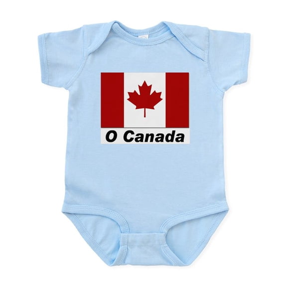 CafePress - O Canada Infant Creeper - Baby Light Bodysuit, Size Newborn - 24 Months