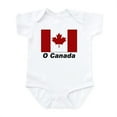thumbnail image 1 of CafePress - O Canada Infant Creeper - Baby Light Bodysuit, Size Newborn - 24 Months, 1 of 4