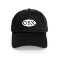 thumbnail image 1 of CafePress - OBX Outer Banks, NC Oval Cap - Adjustable 100% Brushed Unisex Casual Cotton Baseball Cap, Beige, 1, 1 of 2