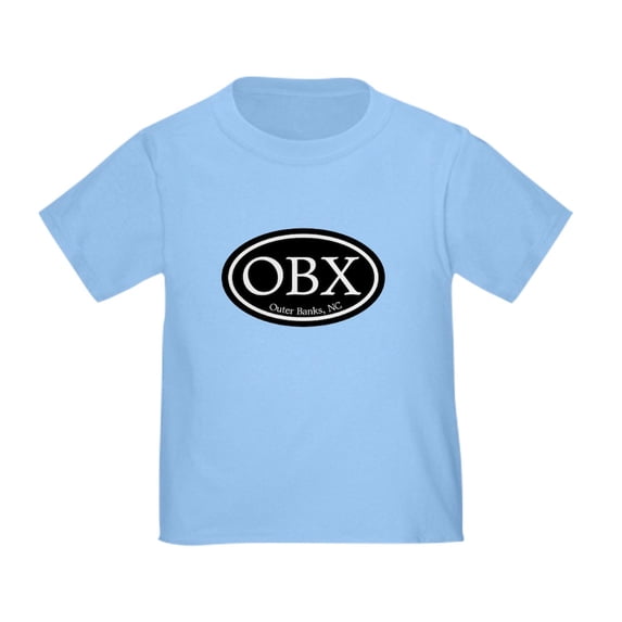 CafePress - OBX Outer Banks, NC Oval Toddler T Shirt - Cute Toddler T-Shirt, 100% Cotton