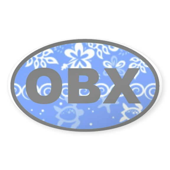 CafePress - OBX Oval NEW Oval Sticker - Sticker (Oval)
