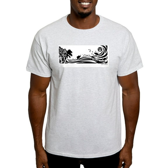 CafePress - OCEAN COMOTION Light T Shirt - Men's Classic Graphic T-Shirt