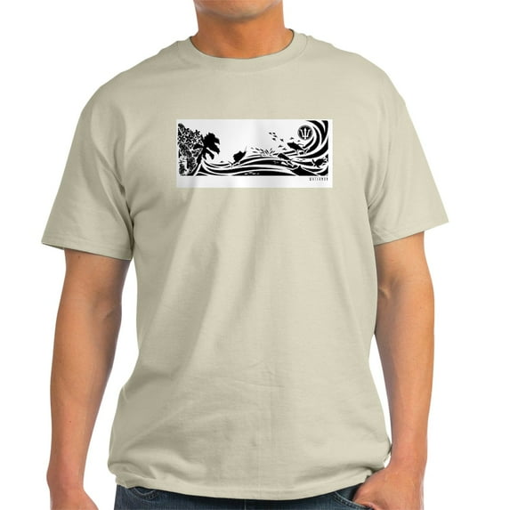 CafePress - OCEAN COMOTION Light T Shirt - Men's Classic Graphic T-Shirt