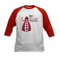 thumbnail image 1 of CafePress - OFF WITH THEIR HEADS! Baseball Jersey - Kids Cotton Baseball Jersey, 3/4 Sleeve Shirt, 1 of 4