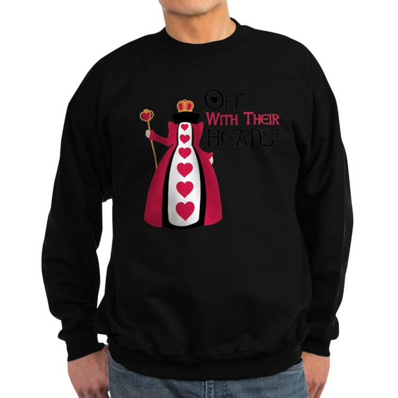 CafePress - OFF WITH THEIR HEADS! Sweatshirt - Classic Crew Neck Sweatshirt
