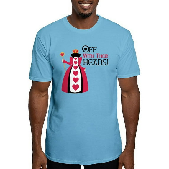CafePress - OFF WITH THEIR HEADS! T Shirt - Fitted T-Shirt, Vintage Fit Soft Cotton Tee