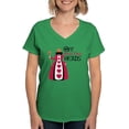 thumbnail image 1 of CafePress - OFF WITH THEIR HEADS! T Shirt - Women's V-Neck Dark T-Shirt, 1 of 4