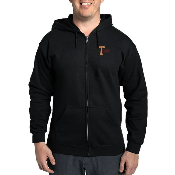CafePress - OFS Secular Franciscan Order Sweatshirt - Zip Hoodie, Classic Hooded Sweatshirt with Metal Zipper