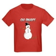 thumbnail image 1 of CafePress - OH SNAP! Snowman Kids Dark T Shirt - Dark T-Shirt Kids XS-XL, 1 of 4