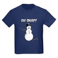 thumbnail image 1 of CafePress - OH SNAP! Snowman Kids Dark T Shirt - Dark T-Shirt Kids XS-XL, 1 of 4