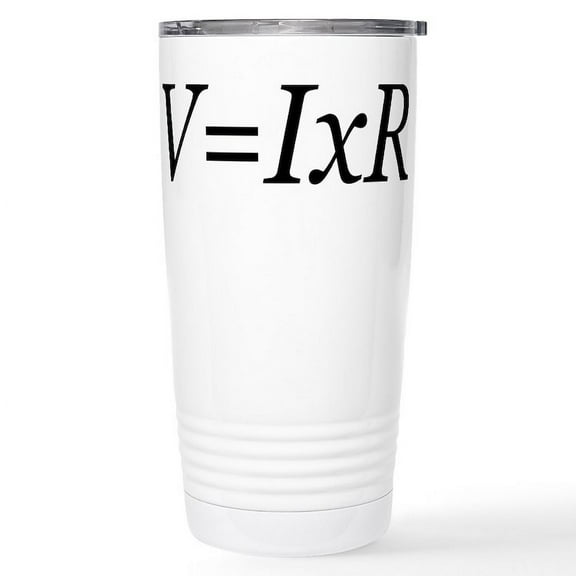 CafePress - OHM's Law Formula Mugs - Insulated Stainless Steel Travel Tumbler 20 oz.