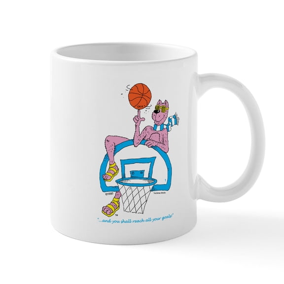 CafePress - OK 9 (Basketball) Mug - 11 oz Ceramic Mug - Novelty Coffee Tea Cup