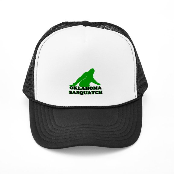 CafePress - OKLAHOMA BIGFOOT OKLAHOMA SAS - Adjustable Unisex Printed Trucker Hat with Mesh Back
