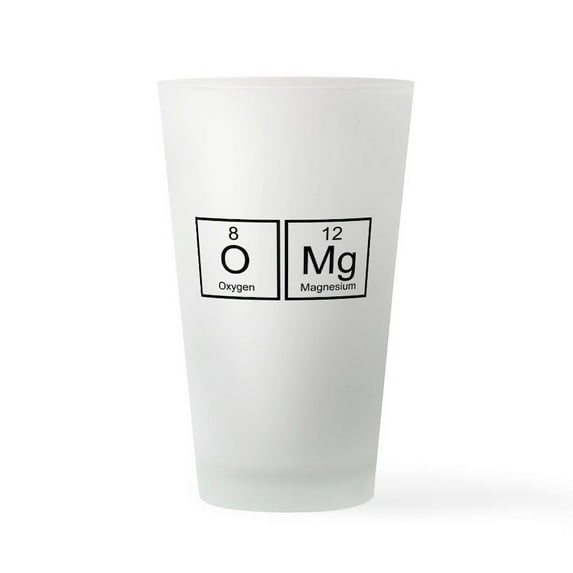 CafePress - OMG - Pint Glass, Drinking Glass, 16 oz. CafePress