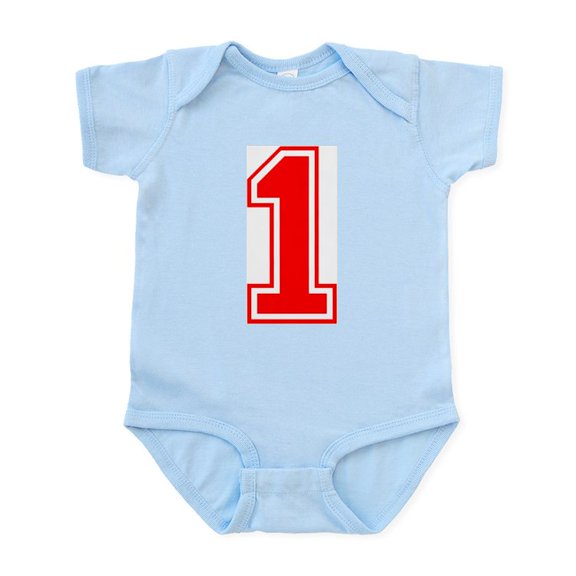 CafePress - ONE Infant Bodysuit - Baby Light Bodysuit, Size Newborn - 24 Months