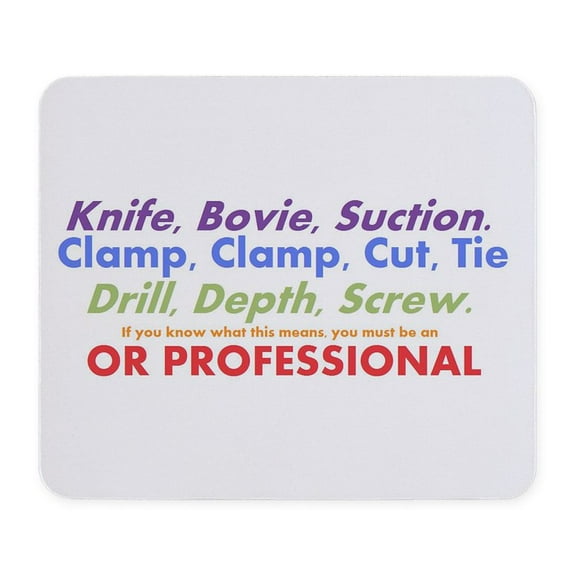 CafePress - OR Pro Mousepad - Non-slip Rubber Mousepad, Gaming Mouse Pad